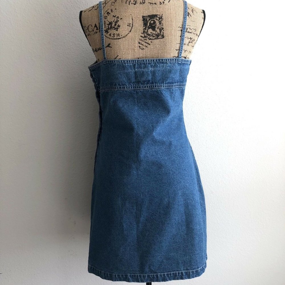 Vintage Tommy Hilfiger Denim Dress Side Snaps - Picture 5 of 10